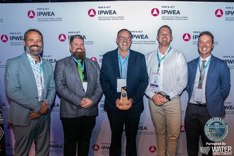 IPWEA NSW Excellence in Engineering 2025 award winner Liverpool Plains